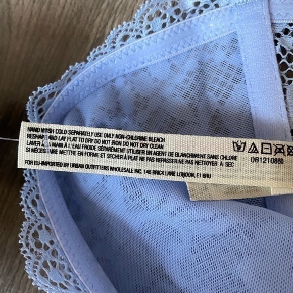 Free People Lacey Looks Bandeau In Blue Size Medium - Picture 10 of 15